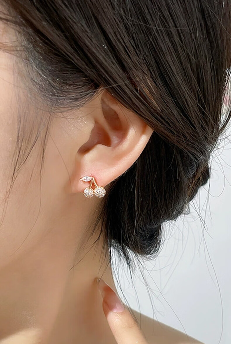 Zhoubaifu Silver Weekly Earrings Gift Box Set for Women, Rose Gold Earrings, Birthday And Christmas Gift for Wome 6