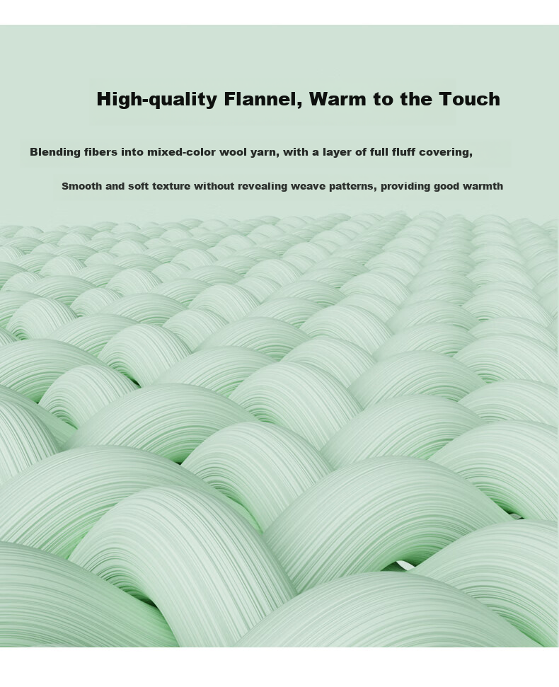 Hengyuanxiang Fleece Blanket, Thick Warm Nap Throw, Sofa Cover, Shawl, 1.5*2m, Tangcao Patter 3