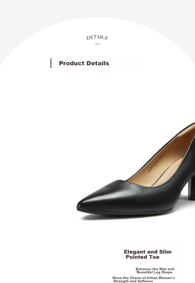 C.BANNER [Silent Series] Women's Shoes, Autumn Fashion Pumps, Irregular Heel, High Heels for Commuting, A22471632, Apricot Color, Size 38 5