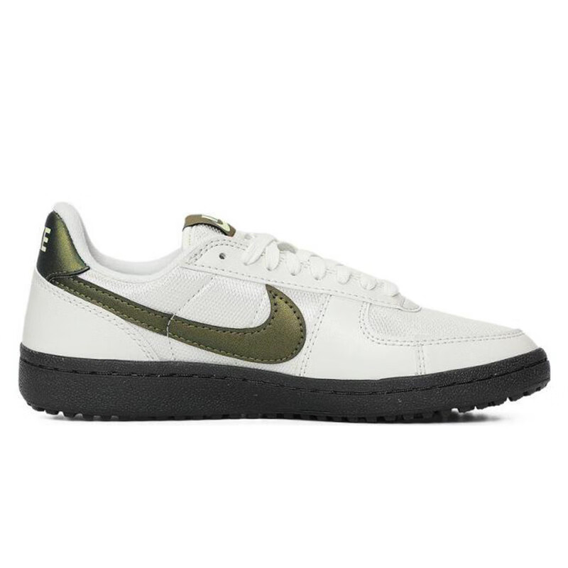 NIKE Women's Casual Shoes, Thin-Soled Shoes, FIELD GENERAL Sneakers, IB8063-099, Gray And Yellow, Size 38
