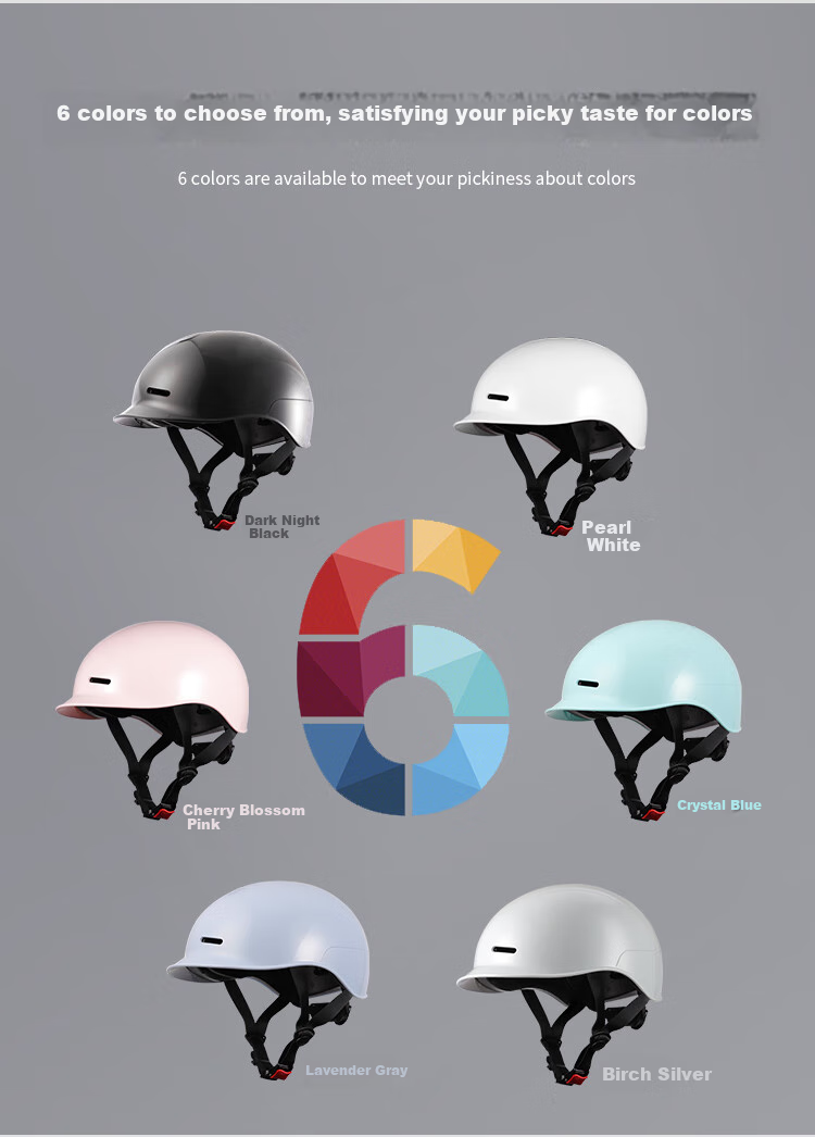 Shishian Helmet Electric Motorcycle Unisex Summer Motorbike Battery Scooter Safety Helmet Lightweight Ultra-Light 3C Certified No Visor Class A Sakura Pink Medium 54-58cm Head Circumference 11