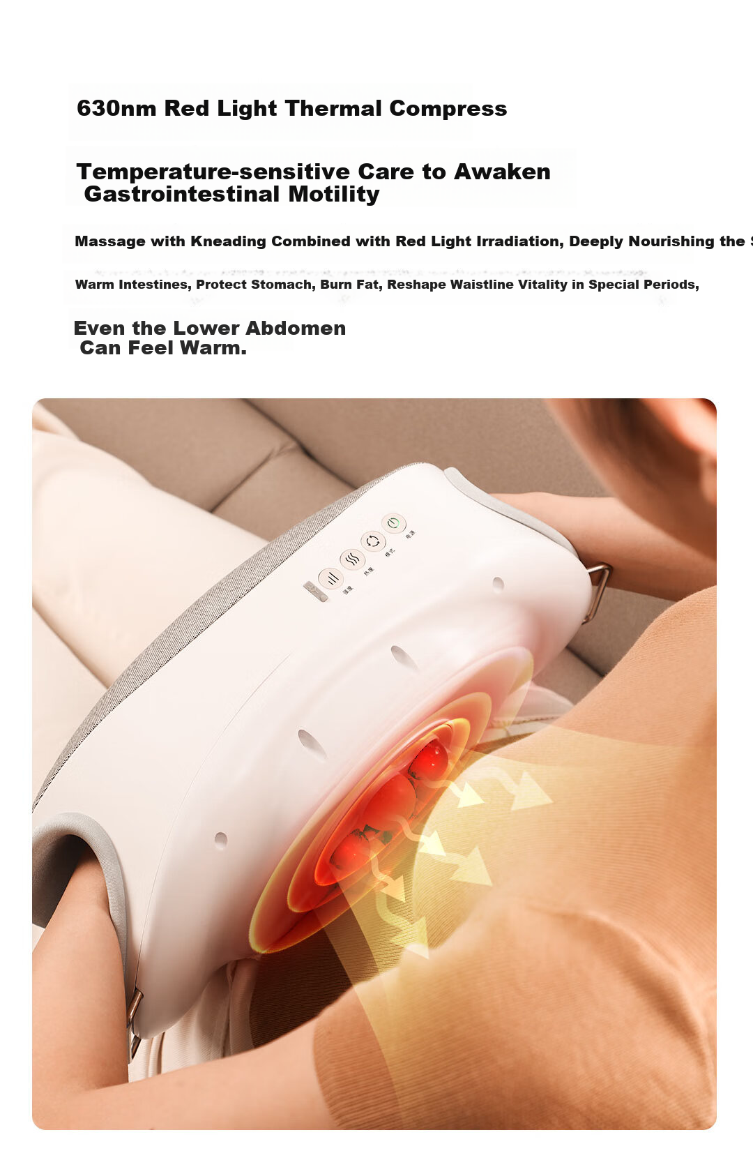 KCOTSON Graphene Multifunctional Hand And Abdomen Massager, Hand Care Massage Device, Electric Heated Warm Birthday Gift, New Year Present for Girlfriend, Valentine's Day Gift for Me 13