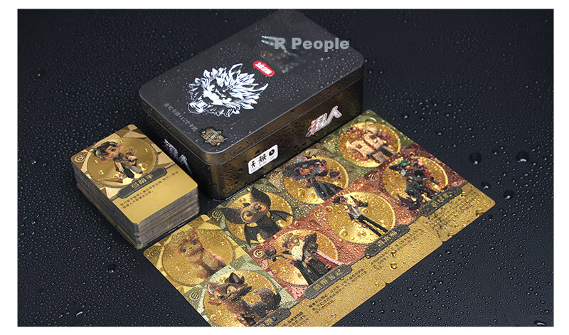 QCF Wolf Card Game Set with PVC Plastic Waterproof Cards, Animal Cards, "Close Your Eyes When It's Dark" Party Game BT01 8