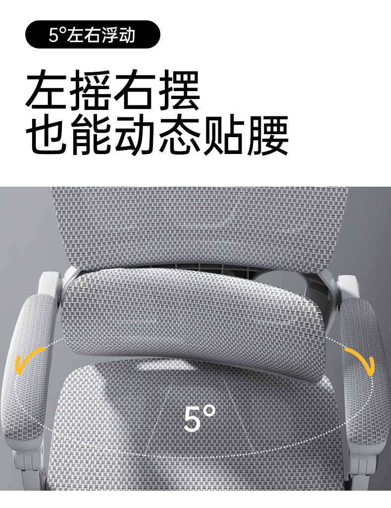 LIANFENG E-65 Ergonomic Chair, Computer Chair, Home Office Chair, Comfortable for Long Sitting, Gaming Chair, Study Room Chair 11