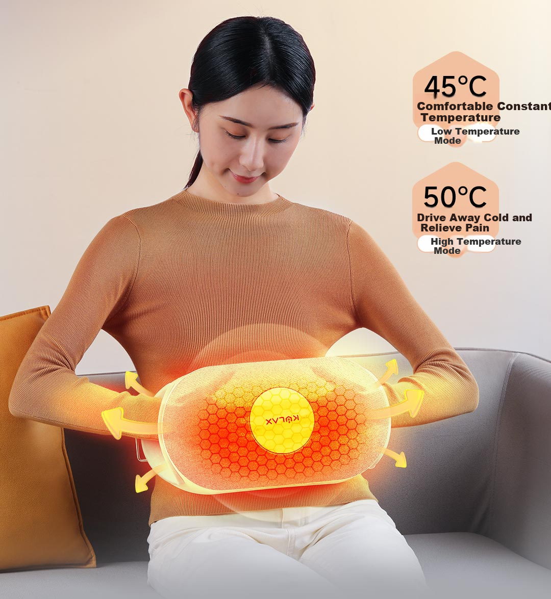 KCOTSON Graphene Multifunctional Hand And Abdomen Massager, Hand Care Massage Device, Electric Heated Warm Birthday Gift, New Year Present for Girlfriend, Valentine's Day Gift for Me 22