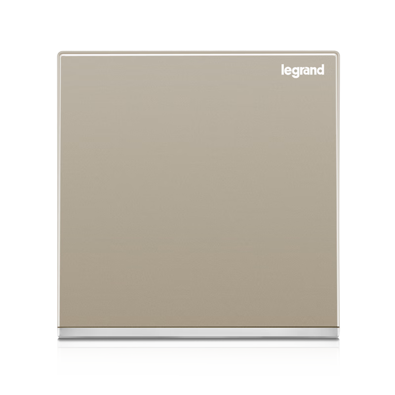 LEGRAND Single Switch, Single Control, 86-Type Standard, Yijing Milan Gold, Wall Socket Switch, Curved Large Panel Desig