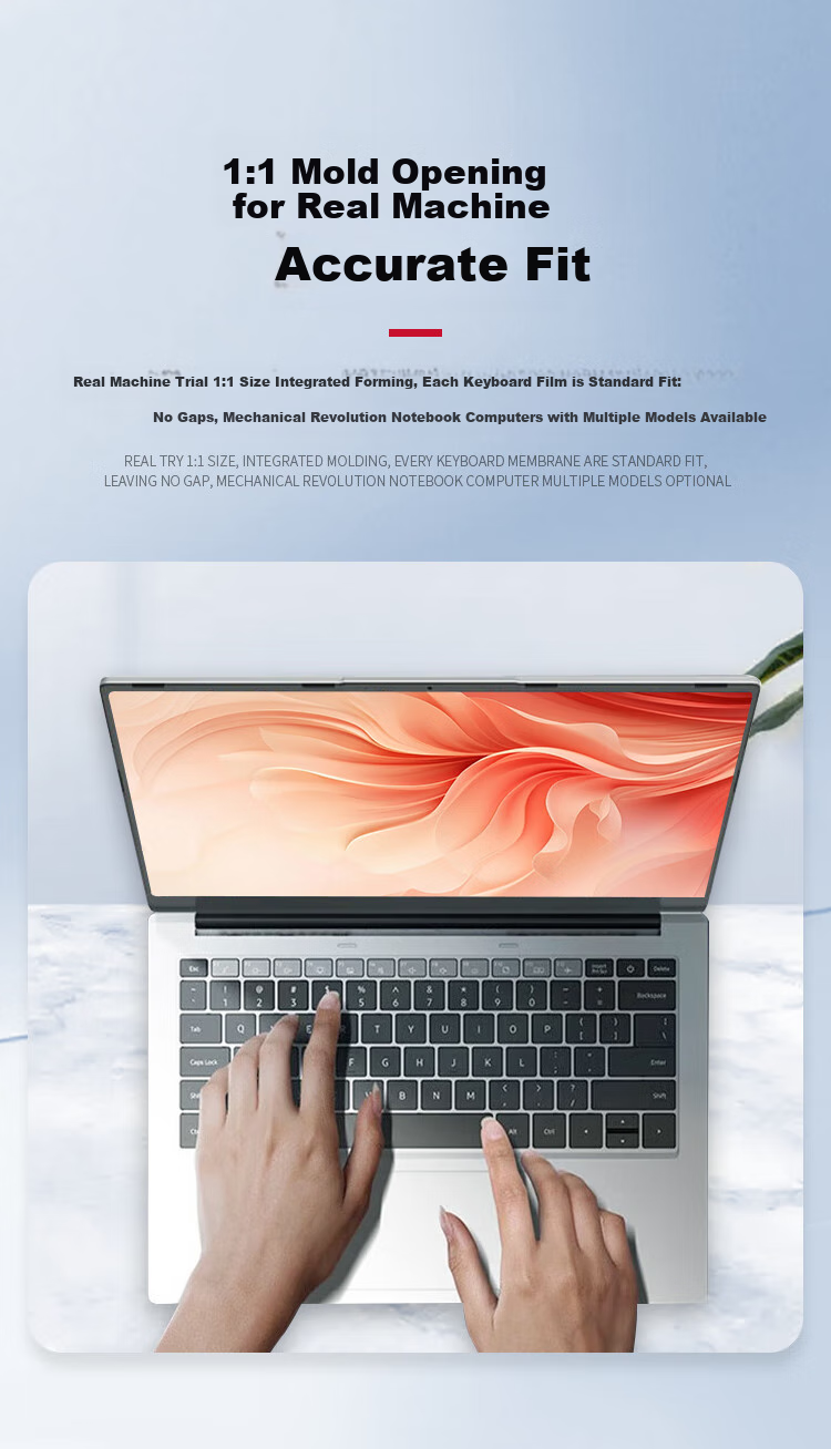 JPLAYER Compatible with Mechatronics Revolution Yao Shi 15 Pro/Yi Long 15 Pro/Wu Jie 15 X, Rui Long 7 Keyboard Cover, 15.3-Inch Laptop Keyboard Protective Film, High Transparency Invisible TPU 2