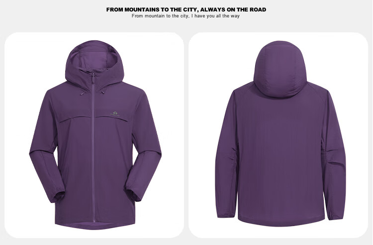 Pioneer Camp Suzaku Men's Summer Outdoor Lightweight Sun Protection Jacket Loose Hooded Coat UV Protection UPF50+ 27