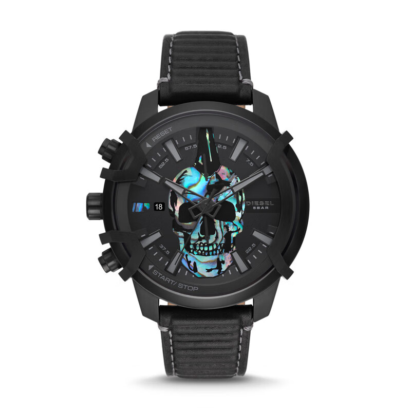 Disu Diesel Men's Quartz Leather Strap Watch DZ4576 Birthday Gift Boyfriend Qixi Valentine's Day Gift 1