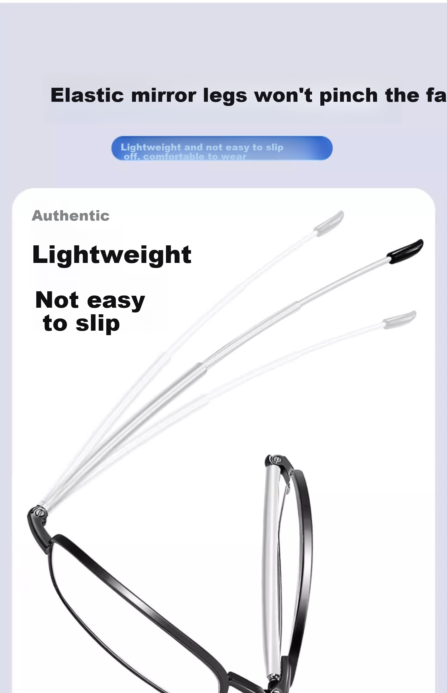 GOGOSOON High-Definition Clear Reading Glasses for Men, Foldable Portable Anti-Blue Light Stylish Ultra-Light Comfortable Reading Glasses for Women, Qixi Festival 6