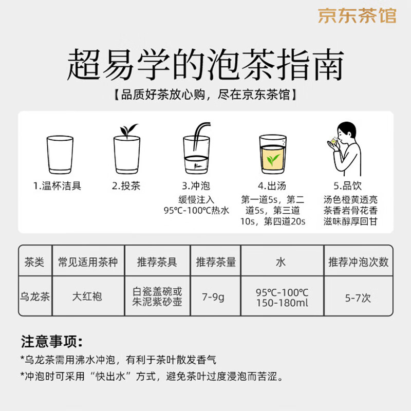 忆江南特级大红袍茶叶礼盒225g乌龙茶节日送礼父母长辈礼物天尊