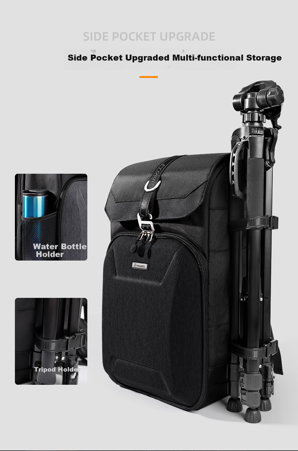 Pulewei Camera Backpack, Photography Rucksack, Mirrorless Camera Bag, Canon Sony Hard Shell Backpack, Outdoor Photography And Videography Camera Backpack, Multifunctional Lens Digital Storage Bag 7