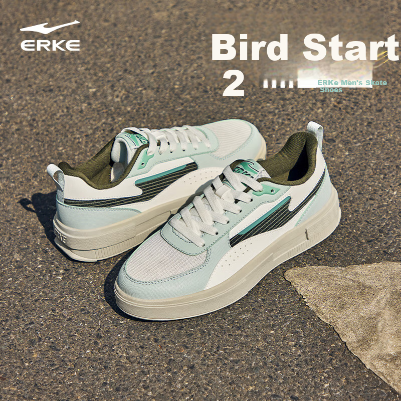 ERKE Men's Sneakers, Summer New Style Breathable Versatile Casual Shoes Sports Shoes | Jinghong 2lite
