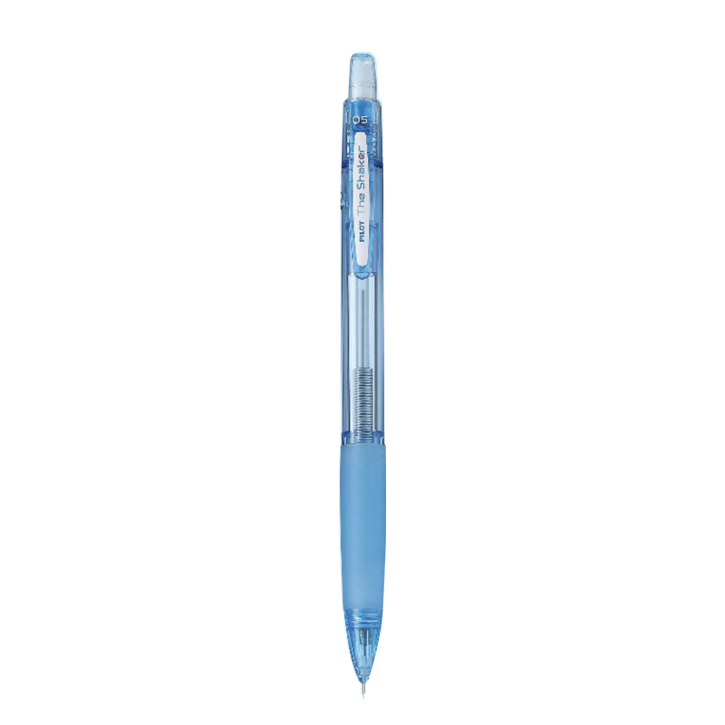 PILOT THE SHAKER 0.5mm Mechanical Pencil with Eraser for Kids, Primary School, Beginners, Sky Blue