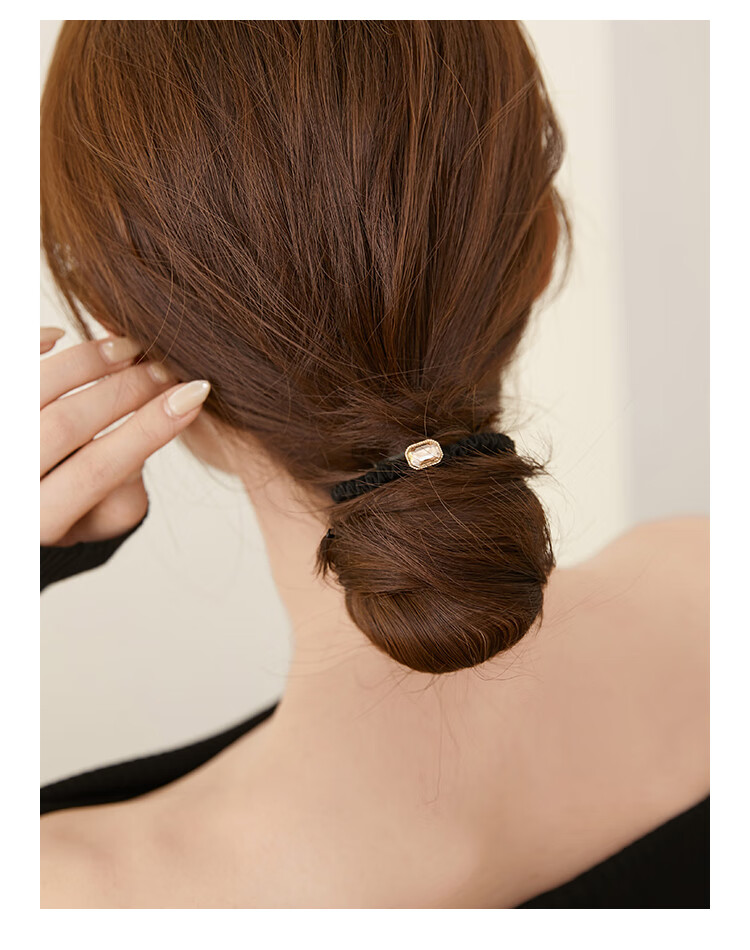 CHIMERA 3 Pieces High Elasticity Hair Ties, Versatile Hair Bands for Bun And Ponytail, Women's Mid-Autumn Festival Gift 4