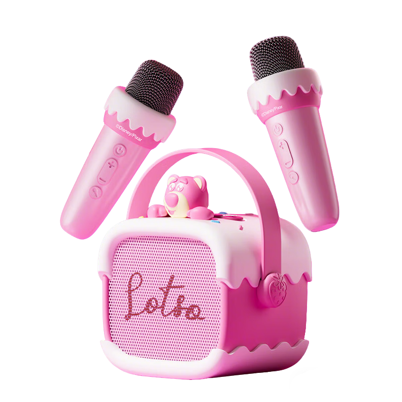 Disney Microphone Children's Toy, Birthday Gift for Girls Aged 7-14, Karaoke Mic with Bluetooth Speaker, Wireless, for Ages 8-12, 10