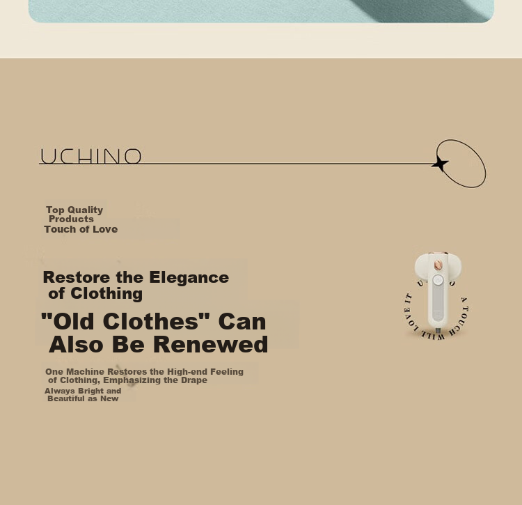 UCHINO Mini Garment Steamer HU-HGT60 10