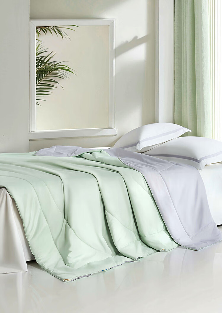 FUANNA × JINGDONG Customizable Summer Cooling Quilt, Washable Air Conditioning Blanket, Single Thin Quilt Core, Approximately 3 Jin (1.5 Kg), 230×229cm 4