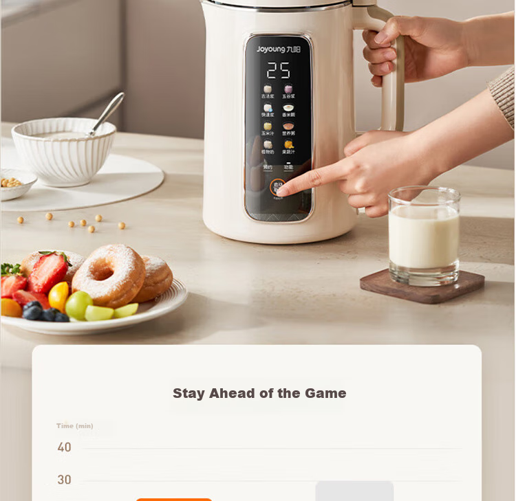 Joyoung JD-169 Home Use 1.2L Traditional Soy Milk Maker, Detachable And Easy to Clean, Programmable, Blender-Free Food Processor DJ12P-D565 15