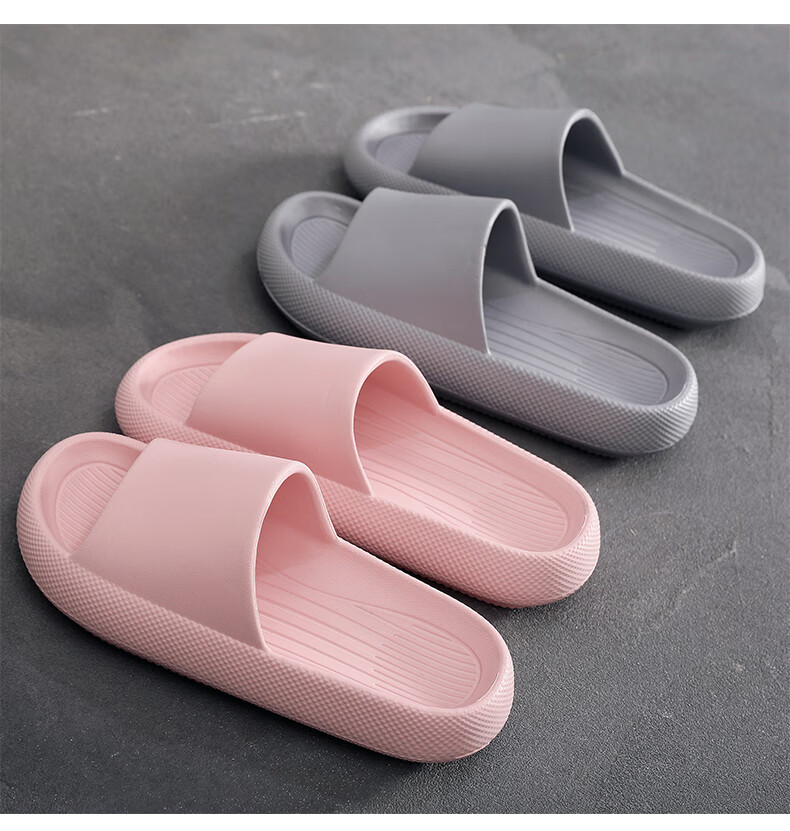GUOLUOFEI Men's Slippers, Summer Outdoor Wear, Comfortable Feel, Non-Slip, Height-Increasing Thick Sole, Women's Sandals, Duck Egg Green, Size 36-37 7