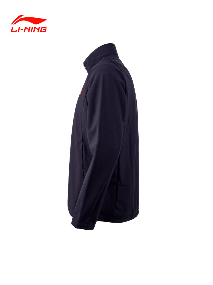 Li-Ning Glory National Flag Logo Executive Jacket, Business Coat, Long-Sleeve Tencel Material, Skin-Friendly Top, National Team Champion Style 13