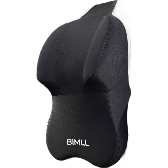 BIMLL Car Headrest, Aviation-Grade Car Seat Neck Support Pillow, Car Memory Foam Cushion, Extra Large And Thick Versio