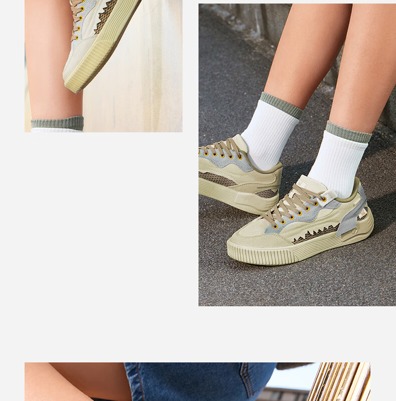 361° Women's Canvas Shoes, Spring And Summer Casual Breathable Flat Shoes, Low-Top Versatile Sneakers, 682526604-3 12