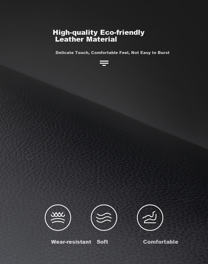Deli Ecological Leather Executive Chair, Comfortable Home Office Chair, Ergonomic Computer Chair, 4913S 5
