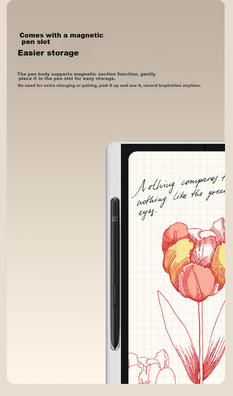 XP-Pen [Color Note Tablet] Handwriting Electronic Notebook, Meeting Record Smart Office Pad E-Ink Book E-Reader Magic Note Pad 17
