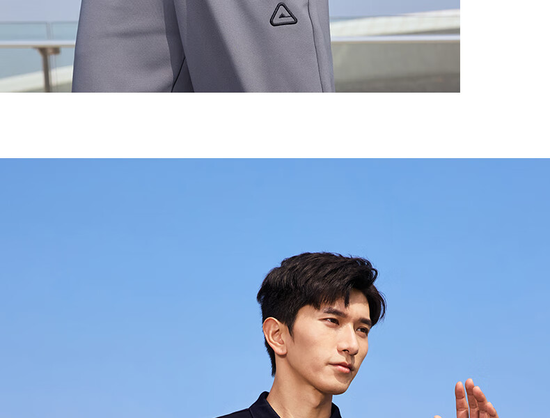 PEAK Polo Shirt for Men, Summer New Style, Sports Fitness Business Top, Breathable Casual T-Shirt, Loose Short Sleeve DF652241 30