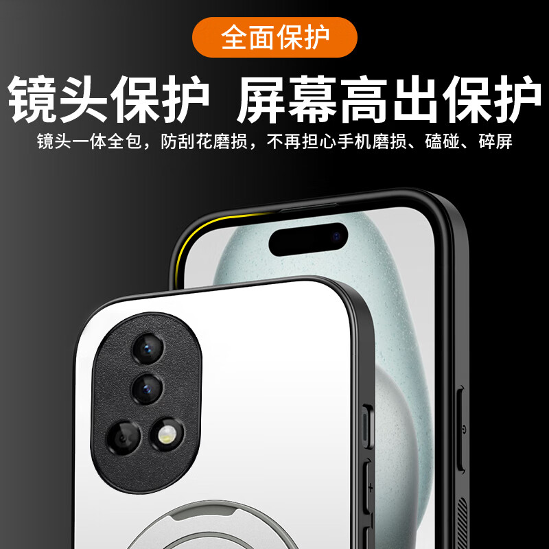 Чехол HOLDZU для Huawei Nova 14, черный, анти-ударный, с подставкой