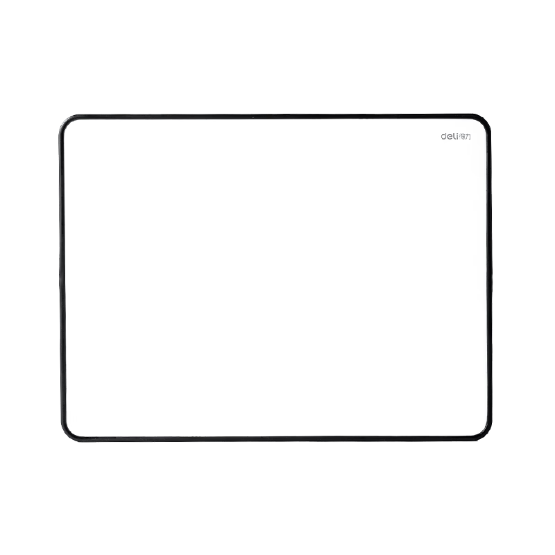Deli Desktop Small Whiteboard Handheld Double-Sided Erasable Magnetic Writing Board for Kids Home Teaching Memo Message Blackboard Live Streaming Prompt Board