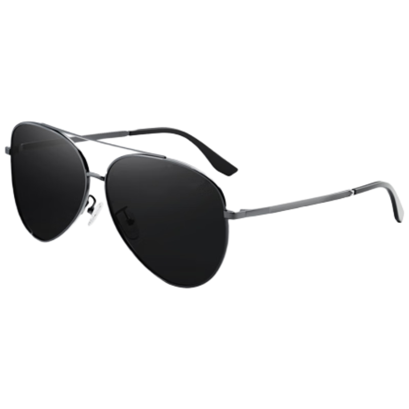 JD Original [Classic Aviator] Lightweight Polarized Frog-Eye Glasses, Driving UV Protection Sunglasses for Men And Women, Sunglasses, Bright Gunmetal Color