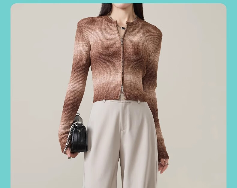Langsha Women's Straight-Leg TR Twill Suit Pants High-Waist Draped Trousers Narrow and Wide-Leg Casual Pants Spring Autumn Workwear 30