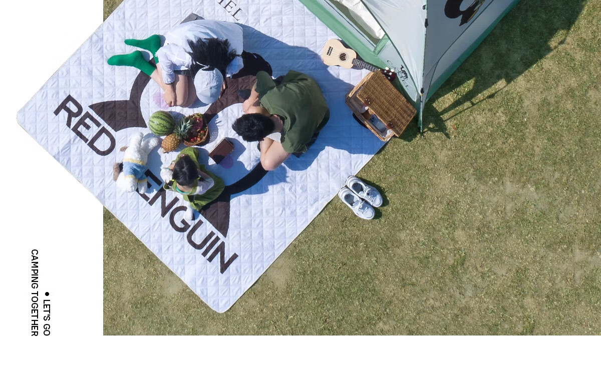 CAMEL Outdoor Penguin Tent, Portable Folding Tent, Automatic Quick-Open, Rainproof, Sun-Resistant, Thickened, for Wilderness Camping B004 31