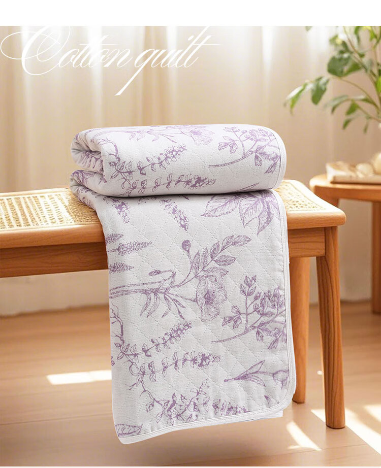KING SHORE All-Cotton Antibacterial Towel Blanket, Six-Layer Gauze Quilt, Summer Air Conditioning Cover Blanket, Nap Blanket, Ruxiao, 200*240cm 3