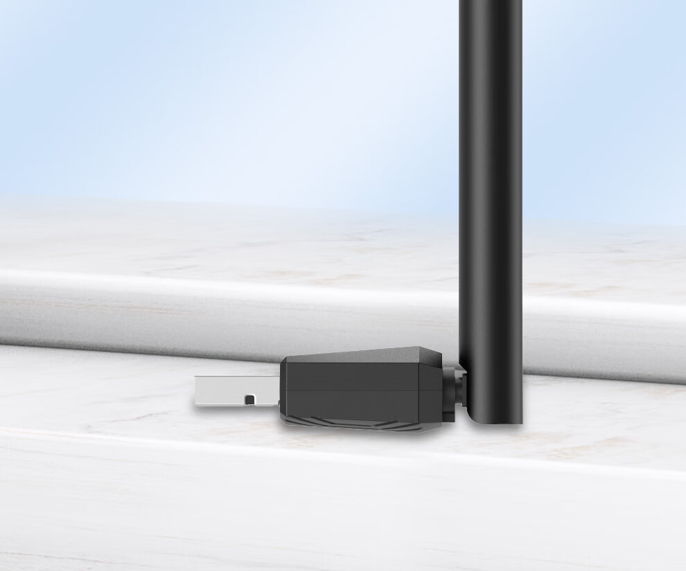Tengfei USB Wireless Network Adapter, Desktop Computer WiFi Receiver, Compatible with Desktop And Laptop Computers, External Network Card with Unlimited WiFi Transmitter 9