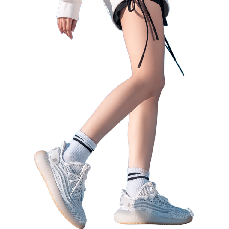 Semir Women's Coconut Shoes, Lightweight Breathable Mesh Shoes for Spring And Summer, Casual Travel Shoes SZY241115 White 37