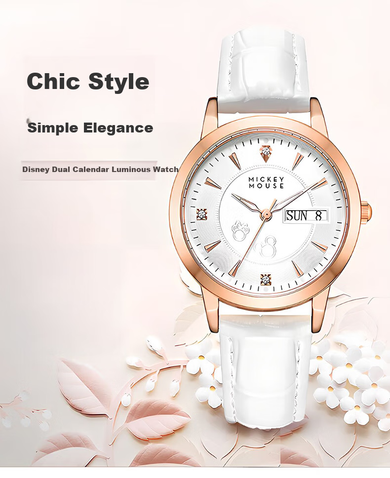 Disney Women's Watch for Students, College, High School, Middle School, And Junior High School Girls, Luxury Niche Wristwatch for Birthdays And Back to School 1