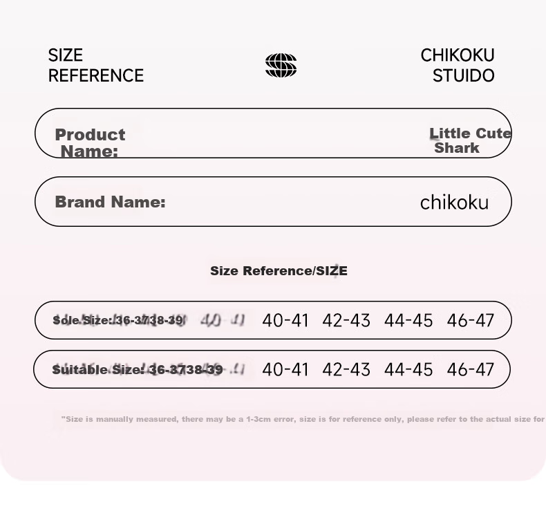 Chikoku New Cute Shark Slippers for Women, Summer Home Wear, Adorable Thick-Soled Non-Slip Couple's Shark Sandals for Men Summer 30
