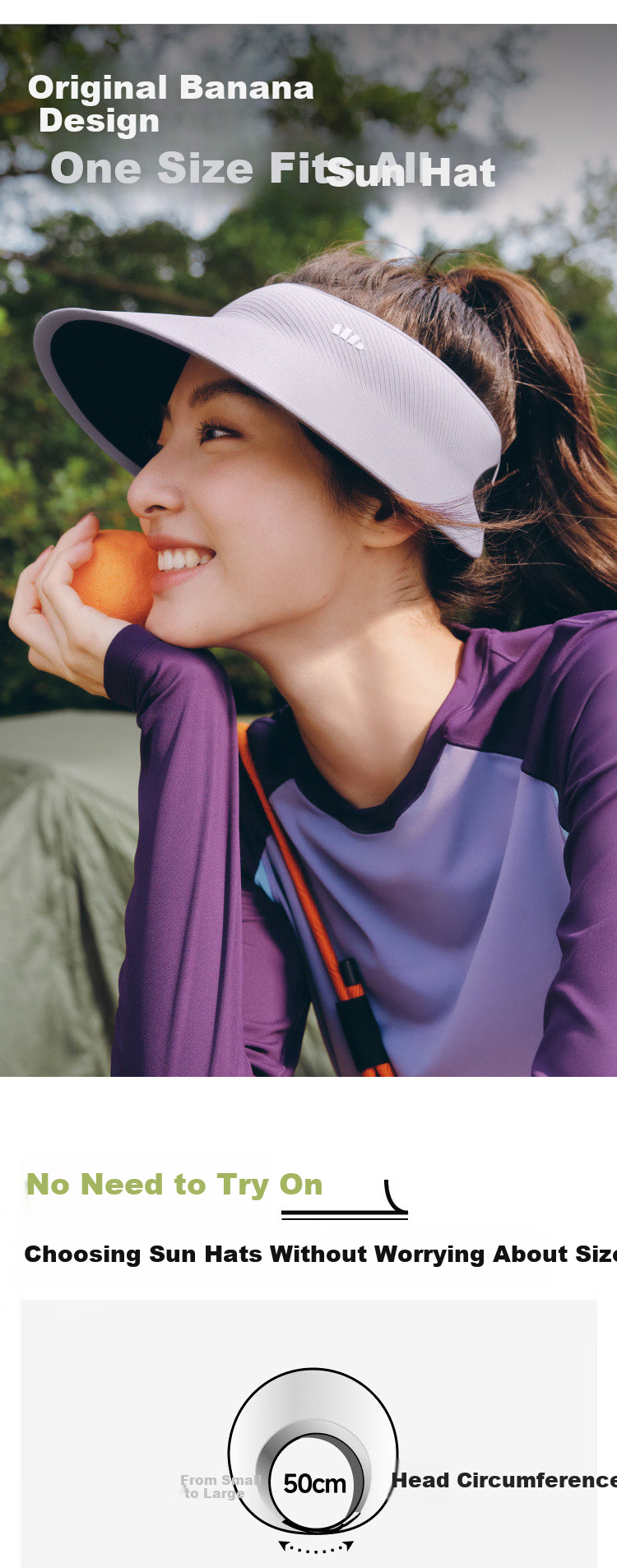 Beneunder Seamless Open-Top Sun Protection Hat for Women, UV-Resistant Sun Hat, UV Protection, UL711 Black 2