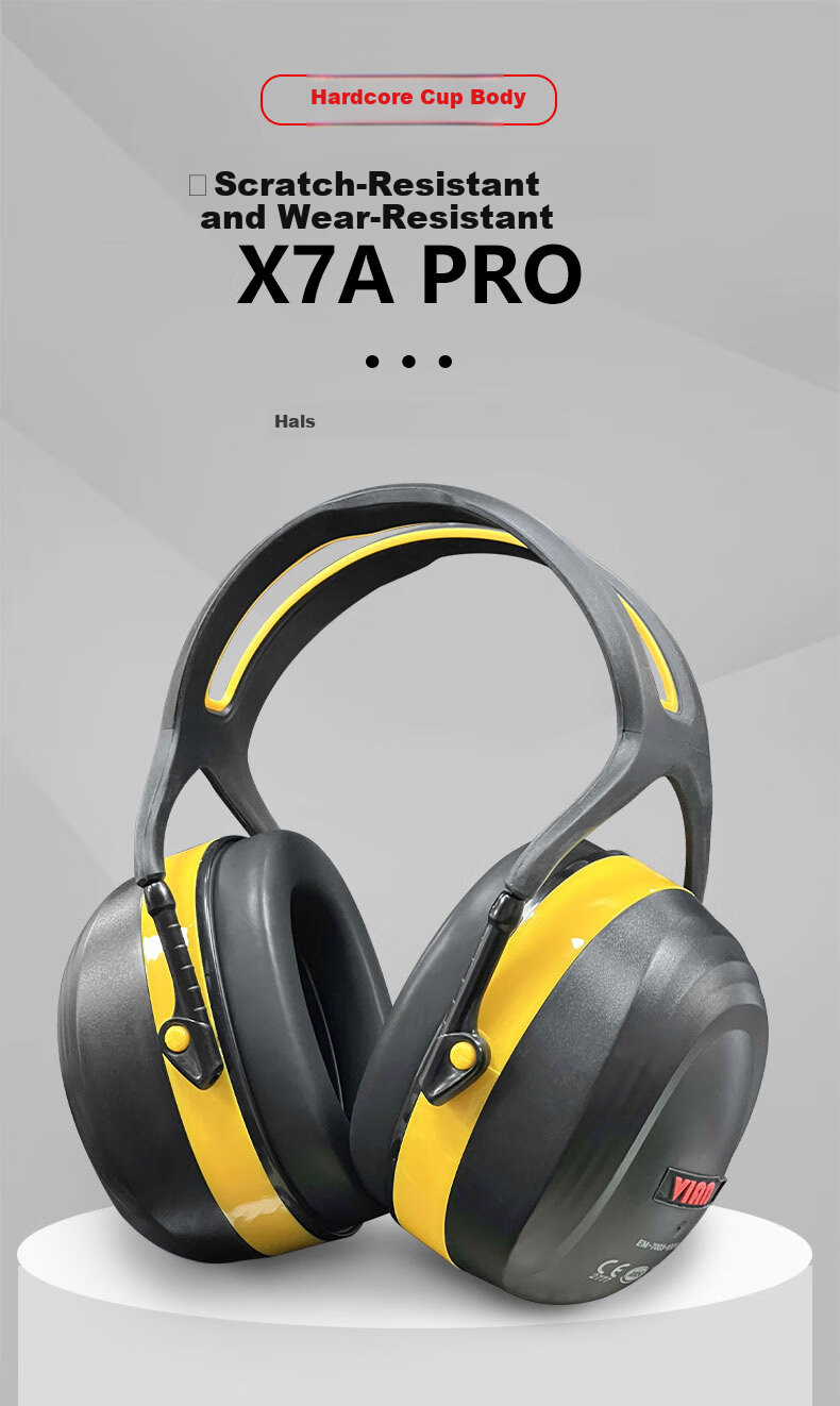 VIAN Industrial-Grade Noise-Cancelling Earplugs for Sleep, Study And Work with Adjustable X7A Pro Ear Cups (Upgraded to 37dB Noise Reduction) 1