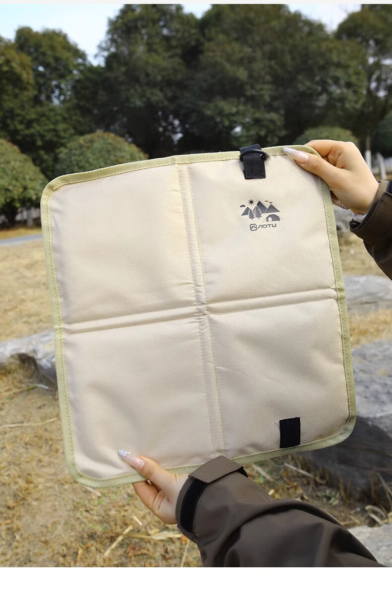 Fanyejia Oxford Cloth Outdoor Seat Cushion, All-Season Portable Folding Moisture-Proof Mat, Thickened Picnic Mat, Car Seat Cushio 1