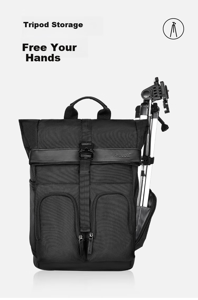 Pulewei Camera Backpack, Multifunctional Professional DSLR Photography Bag, Outdoor Hiking Large Capacity Portable Multifunctional Lens Backpack 11