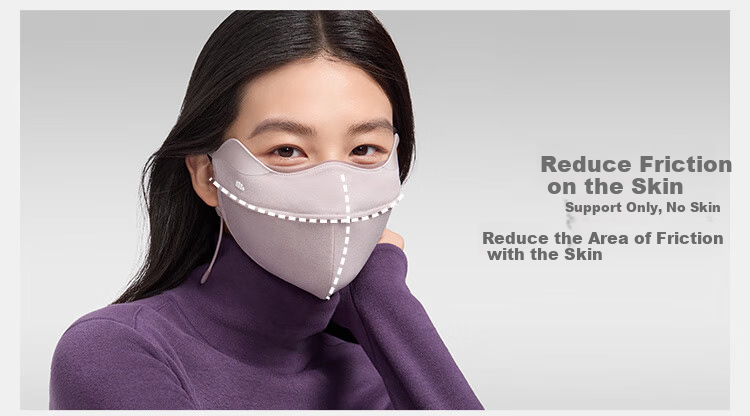 Beneunder 3D Warm Face Mask, Autumn And Winter Windproof And Sun-Protective Mask for Women, UV Protection Face Shield, Cold-Resistant, Moisturizing, Stylish Cycling Face Mask 15