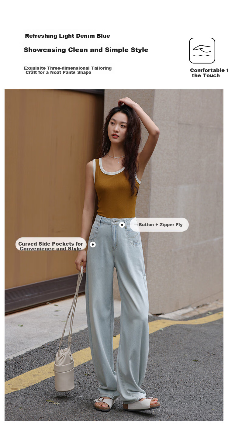 Dme High-Waisted Flared Jeans, Summer Loose-Fitting Slimming Lantern-Shaped Harem Jeans for Wome 4