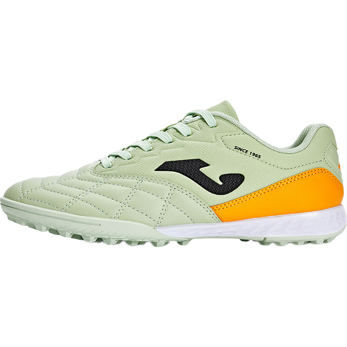 JOMA Soccer Shoes for Children with TF Turf Studs, Boys And Girls Youth Elementary School Students Non-Slip Wear-Resistant Football Training Shoes Light Green 39