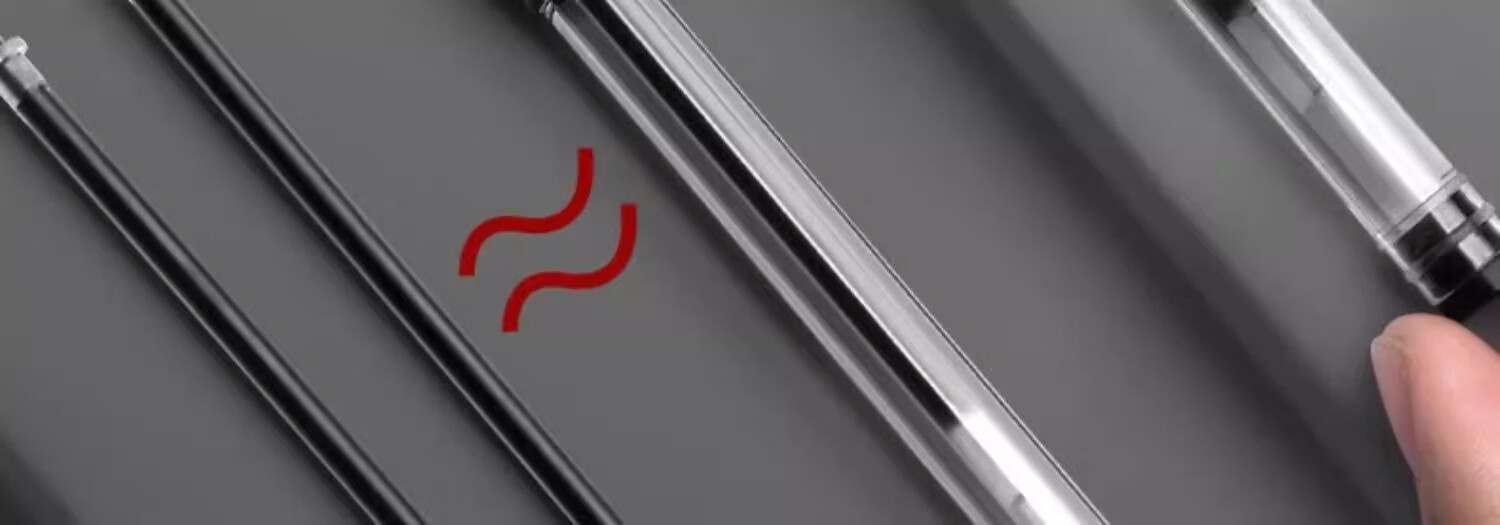 Mingyu Red Pen 0.5mm Red Gel Ink Rollerball Pen Quick-Dry Carbon Fiber Pen for Grading and Signing, Full Needle Tube, Teacher and Office Essential, Pack of 20 8