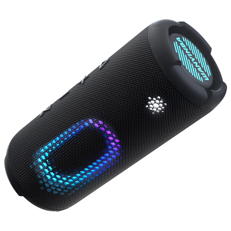 WANYINBA M9 Bluetooth Speaker, 40W High Volume, Deep Bass, Outdoor Waterproof, Camping Portable, Bicycle Riding Car-Mounted, Home Computer High-Quality Speaker, Gray Long Battery Versio