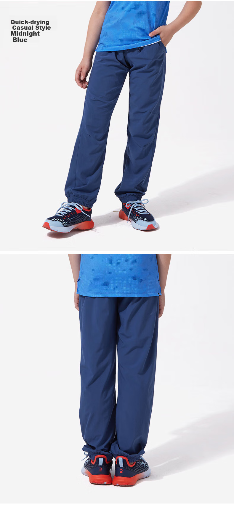 DECATHLON Children's Pants Youth Boys And Girls Lightweight Loose-Fitting Athletic Trousers-2876937 9